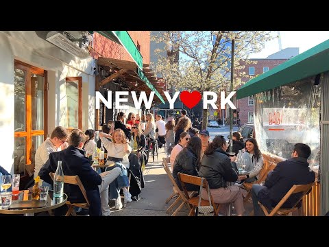 Видео: [4K]🇺🇸Весенняя прогулка в Нью-Йорке / Гринвич-Виллидж и Сохо, кофе-брейк в Mah Ze Dahr☕🍰 Apr 2  2022