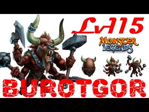 Видео: Burotgor 1-115 Monster Legends монстр на прокачку