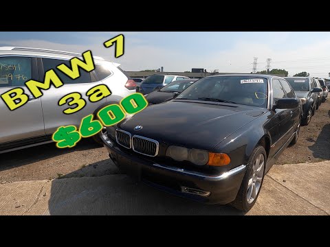 Видео: Аукцион битых машин Копарт ЦЕНЫ! BMW 7 за $600! Автосвалка Copart