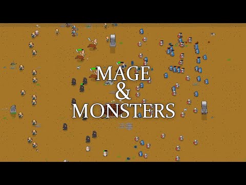 Видео: Стенка на стенку | Mage and Monsters