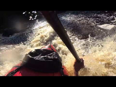 Видео: Китенйоки в среднюю воду. Сплав на пакрафте. Whitewhater packrafting.