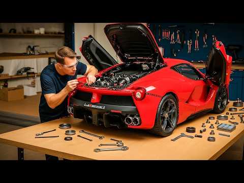 Видео: Мужчина построил радиоуправляемый Ferrari за 30 000 долларов в собственном гараже! От начала до к...