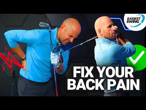 Видео: Легкий замах для гольфистов с БОЛЬЮ в спине!