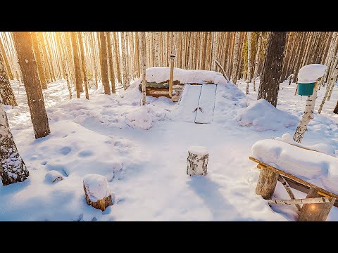 Видео: ВЫПАЛ СВЕЖИЙ СНЕГ. КРАСОТА! ПОКРАСИЛ И УТЕПЛИЛ ДВЕРИ. ФАРШИРОВАННЫЕ ГРИБЫ.