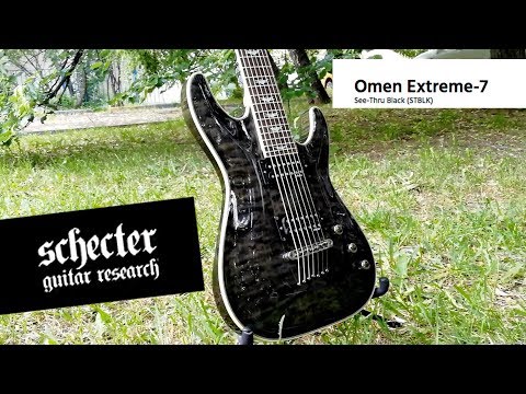 Видео: Недорогой семиструн Schecter Omen Extreme-7 (Обзор)