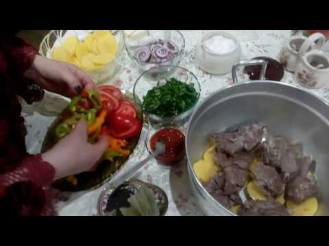 Видео: ՀԱՅԿԱԿԱՆ ԽԱՇԼԱՄԱ (շերտավոր)/ՍԱԹԵՆԻԿԻ -ХАШЛАМА по Армянски-KHASHLAMA/Satenik Cooking SHow in Armenian