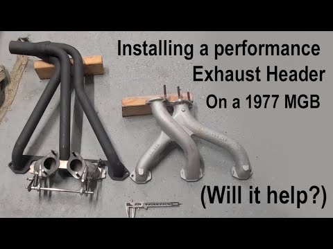 Видео: Установка выхлопного коллектора MGB
