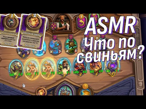 Видео: АСМР Свинобразы на  Полях сражений (БГ) + Ваши вопросы | ASMR Hearthstone Battlegrounds