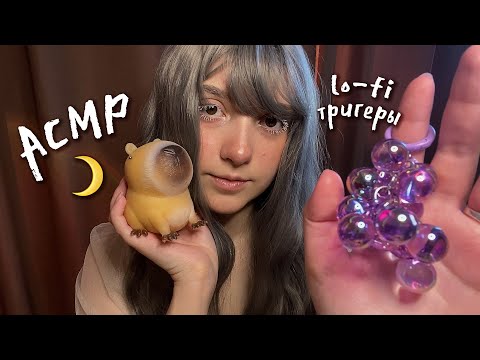 Видео: АСМР 💜 lo-fi триггеры + тихий голос | ASMR lo-fi triggers + quiet voice ✨ beatrisius asmr