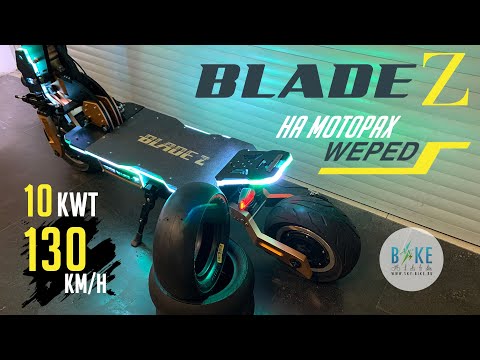 Видео: Мощный электросамокат BLADE Z на моторах WEPED