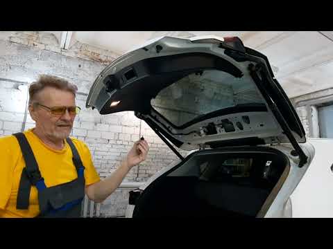 Видео: Mazda CX 5 - разборка и ремонт крышки багажника.