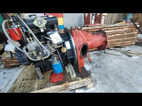 Видео: З'єднання двигуна КМ385ВТ з Т 25 зроблено.