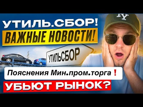 Видео: УТИЛЬСБОР ВВОДЯТ! Попали ВСЕ — вот официальное заявление Минпромторга! (08.10.25)