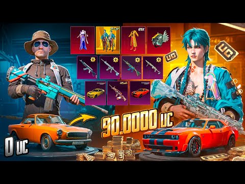 Видео: ОН ИГРАЕТ 7 ЛЕТ и НИКОГДА НЕ ДОНАТИЛ В PUBG MOBILE! 🤯 $90 000 UC - ЛУЧШАЯ ПРОКАЧКА ПОДПИСЧИКУ! 🥳