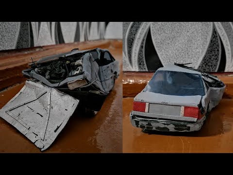 Видео: РАЗБИЛ АУДИ из ПЛАСТИЛИНА в ХЛАМ! ЖЕСТКИЙ КРАШ-ТЕСТ!
