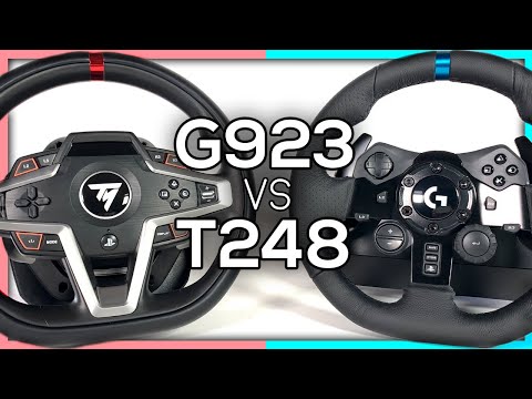 Видео: Logitech G923 против Thrustmaster T248 | Какой руль для симуляторов гонок ЛУЧШИЙ начального уровня?!