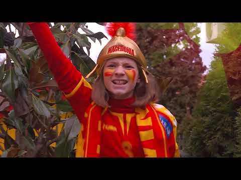Видео: Македонија навива за вас