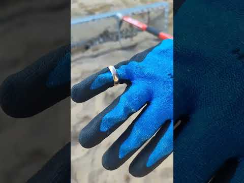 Видео: Чистка пляжа совком Нашли золото, серебро, часы