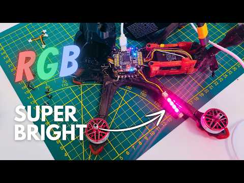 Видео: Добавьте RGB-светодиоды к вашему FPV-дрону | Простое руководство по настройке Betaflight 💡