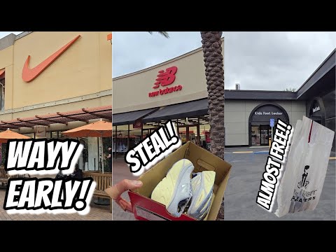 Видео: Загляните в эти аутлеты как можно раньше! Аутлет Nike, аутлет New Balance, аутлет Foot Locker...