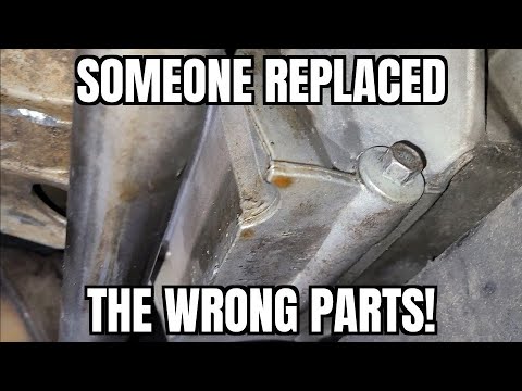 Видео: Течь через задний главный сальник, которая не является течью через задний главный сальник. 4.8 5....