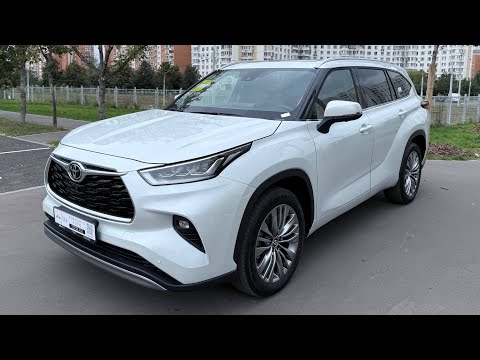 Видео: Toyota Highlander 2025 Limited на коричневом салоне с последней русификацией