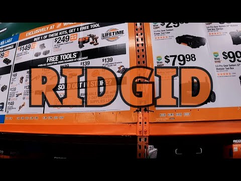 Видео: Лучшие Акции на Инструмент Ridgid(AEG) в HomeDepot на Чёрную Пятницу 2024| Ridgid BlackFriday at HD