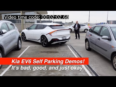 Видео: Тесты самостоятельной парковки Kia EV6 — требуется доработка системы дистанционной самостоятельно...