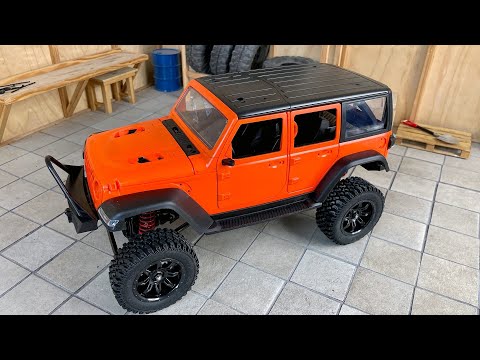 Видео: ✅ Первое знакомство с MN-128. Jeep Wrangler в 12 масштабе