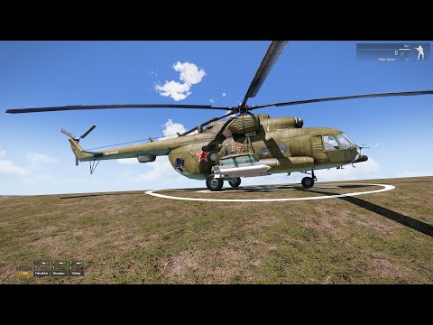 Видео: Arma 3 - Mi-8MTV-3 (Heavy) - вертолётный полигон