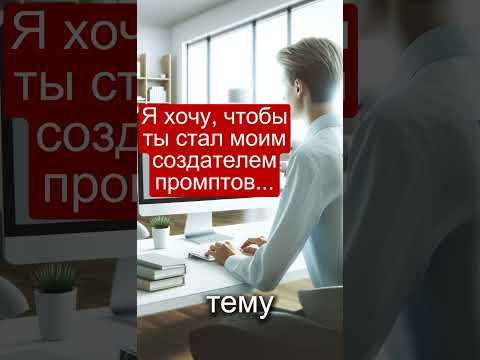 Видео: Как создать идеальный промпт для ChatGPT? #chatgpt #нейросеть #чатгпт