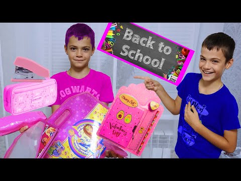 Видео: РОЗОВАЯ…..КАНЦЕЛЯРИЯ для БРАТА)))  BACK to SCHOOL./PINK…..OFFICE FOR BROTHER))) BACK to SCHOOL.