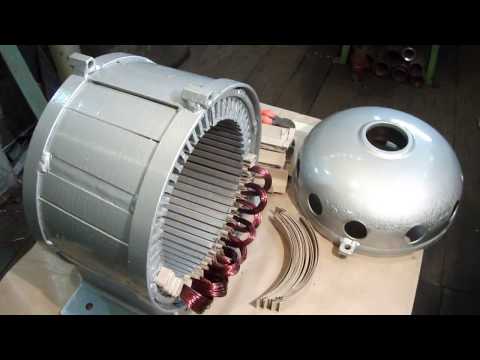 Видео: Изготовление генератора мощностью 2 кВт - 200 об для гидротурбины.