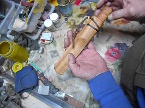 Видео: Ножны из дерева  Прошло 1.5 года