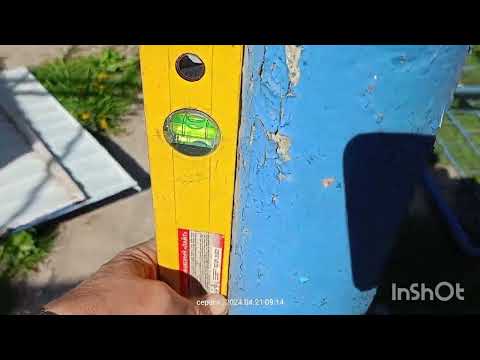 Видео: подготовка к установке ворот тяжелых, кованых😉