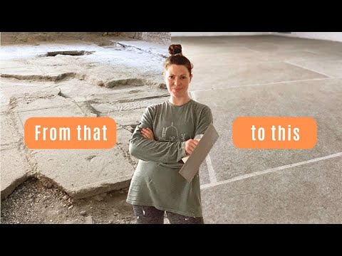 Видео: Мы выровняли САМЫЙ НЕРОВНЫЙ ПОЛ В МИРЕ, не имея опыта укладки плитки! [House Reno Timelapse]