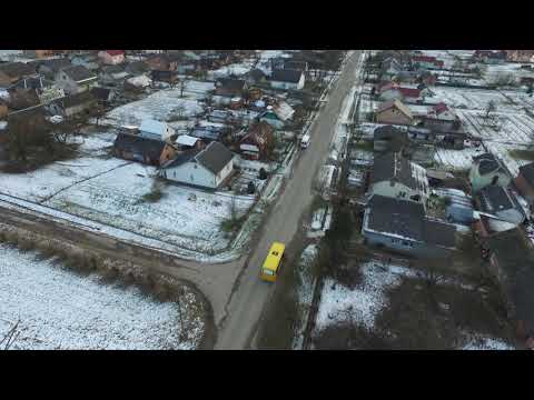 Видео: З Райлова в Ланівку через поле на дроні з висоти 31.01.2021.  Висота 250 м. FULL HD