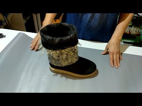 Видео: Валяем  сапожки-трансформеры. Часть 1