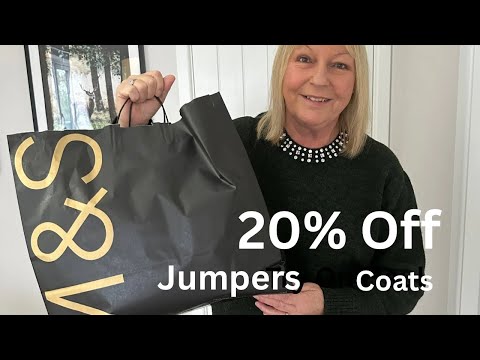 Видео: Примерка M&S | Новинки осенне-зимней коллекции 2025 года. Скидка 20% на женские джемперы