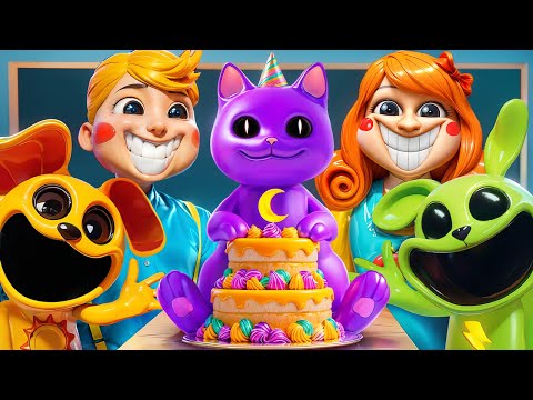 Видео: Мисс и Мистер Делайт усыновили Кэтнапа! У Кэтнепа День Роджения! Поппи Плейтайм 3