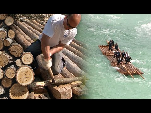 Видео: Лес и его традиционный речной транспорт. Спуск Наватаса | Потерянные сделки | Документальный фильм