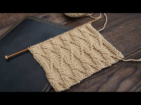 Видео: Универсальный узор спицами 🔑 Universal knitting pattern
