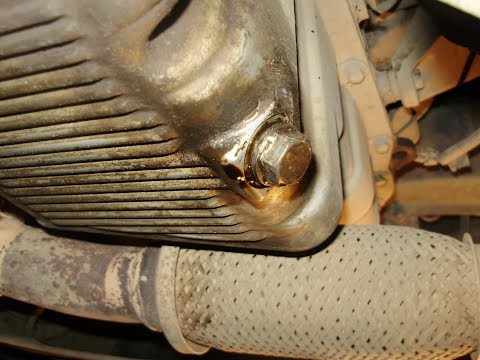 Видео: Устранение течи пробки масляного поддона