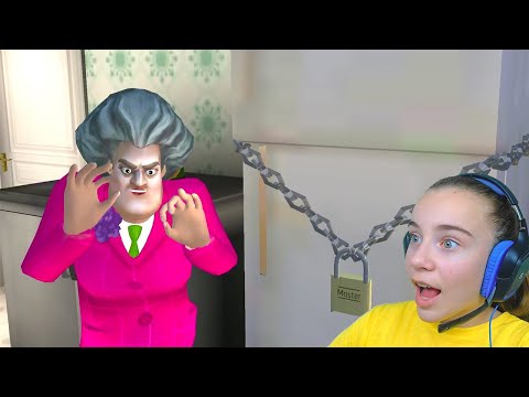 Видео: ЗАСУНУЛА МИСС ТИ В ХОЛОДИЛЬНИК Злая Учительница Scary Teacher 3D