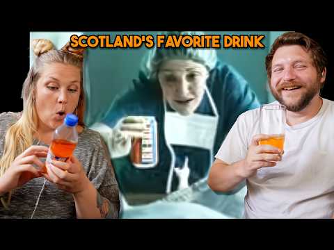 Видео: Американцы впервые попробовали IRN Bru и отреагировали на 15 лучших реклам IRN Bru!