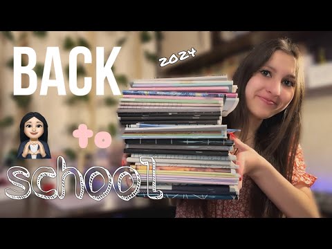 Видео: Back To School 2024/эстетичная канцелярия/ 11 класс