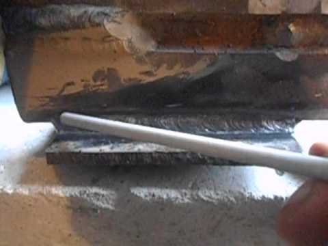 Видео: Сварка углового шва под ультразвук (нижнее положение)