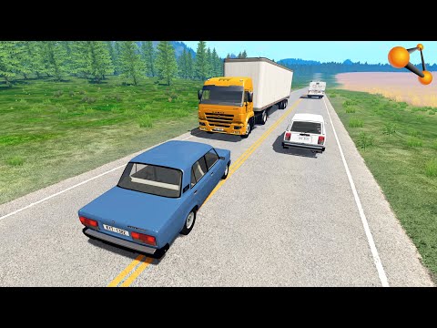 Видео: ОНИ ДУМАЛИ ОН ШУТИТ! УСНУЛ ЗА РУЛЕМ И ВЫЕХАЛ НА ВСТРЕЧКУ | BeamNG.drive