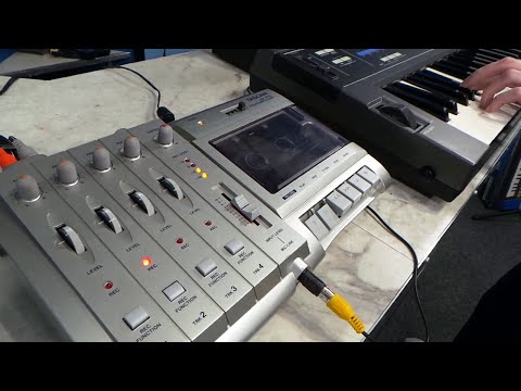 Видео: Как работает олдскульная многодорожечная запись. Tascam 4-трек