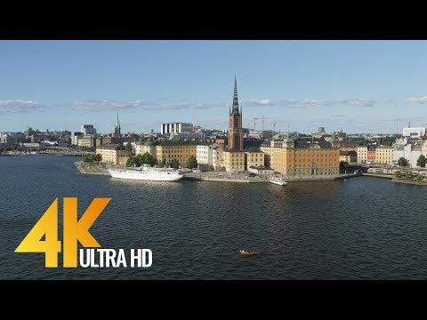 Видео: 4K Стокгольм, Швеция - Города мира | Урбан видео 2 часть